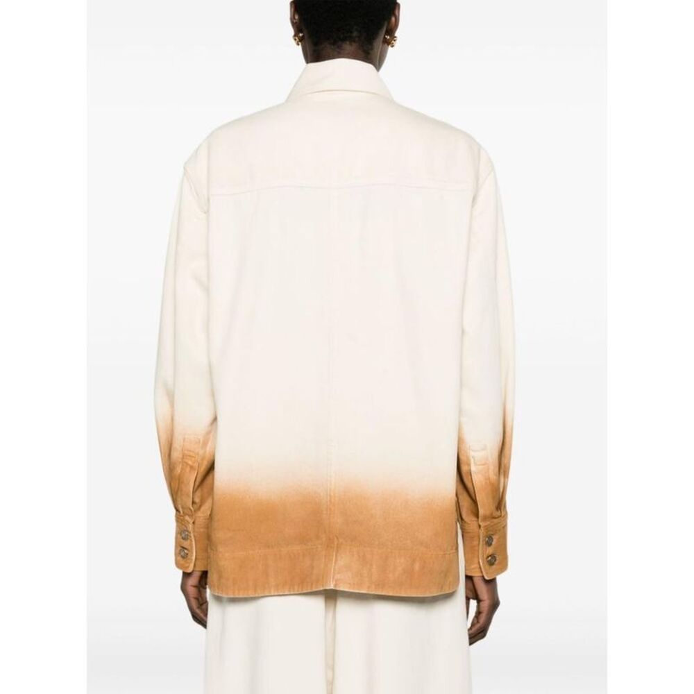 ALANUI Dip-Dye Cotton Shirt Women WHITE Shirts